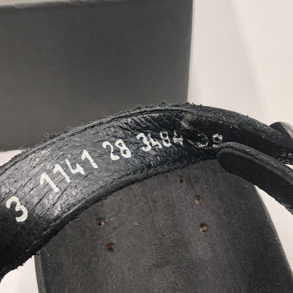 Mephisto Sandals Women's Size 9  Black Leather‎ slingback Peep Toe - Picture 9 of 11